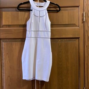 Guess Ivory Cocktail dress with sheer cut-outs xs